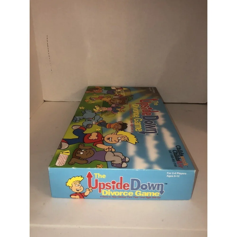 The Upside Down Divorce Game 100% Complete Child Therapy Childs Play Boardgame